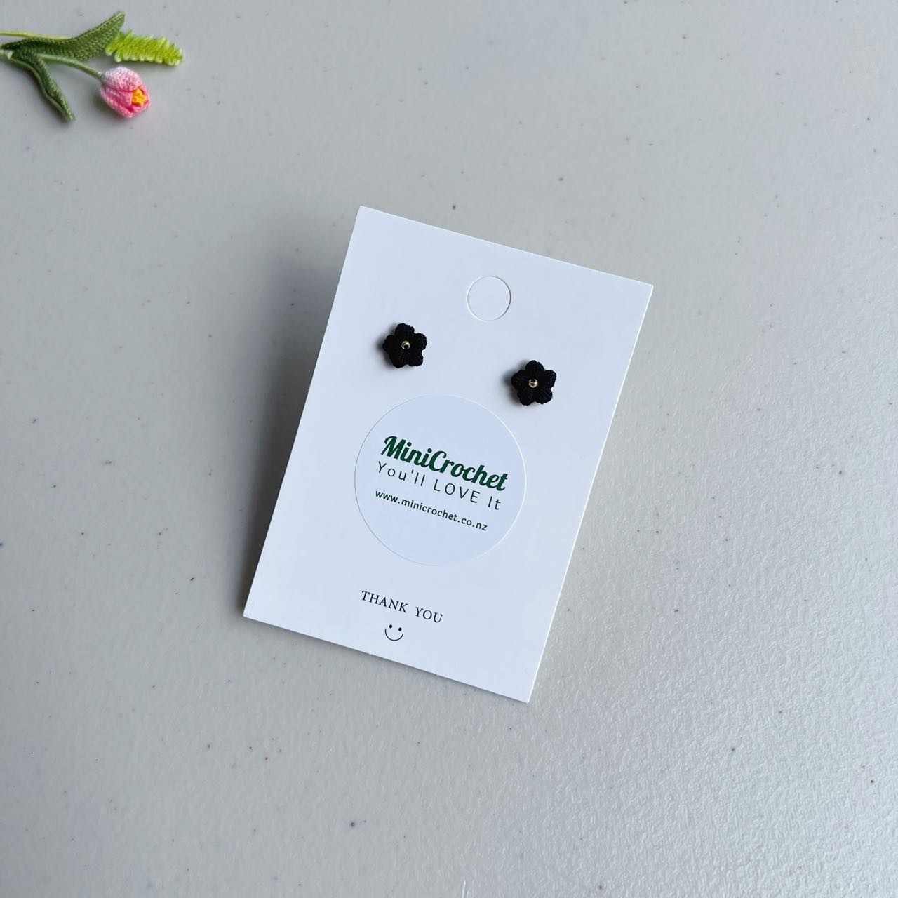 Micro Crochet Mini Daisy Studs | Different Colours Available