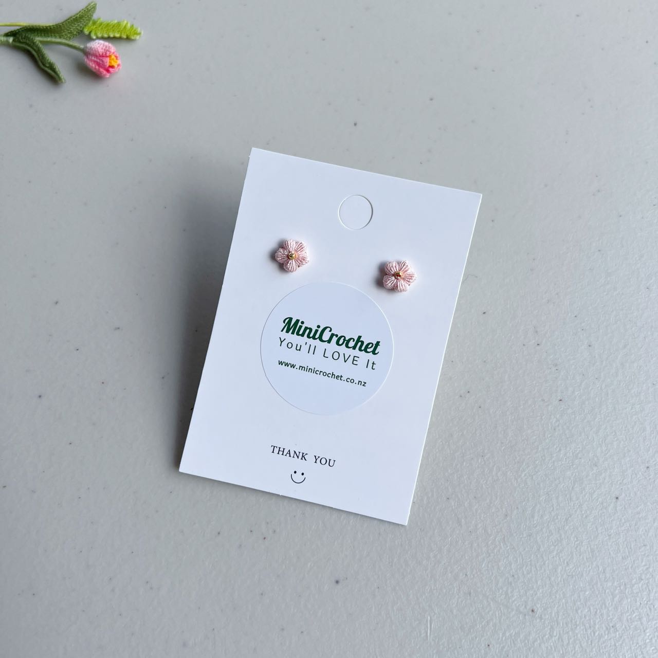 Micro Crochet Mini Daisy Studs | Different Colours Available