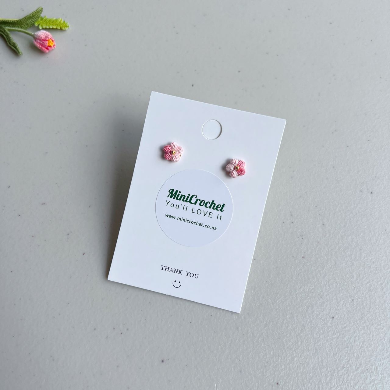 Micro Crochet Mini Daisy Studs | Different Colours Available